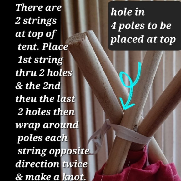 Cool Teepee🌟 Tent for Kids - Picture 9 of 13